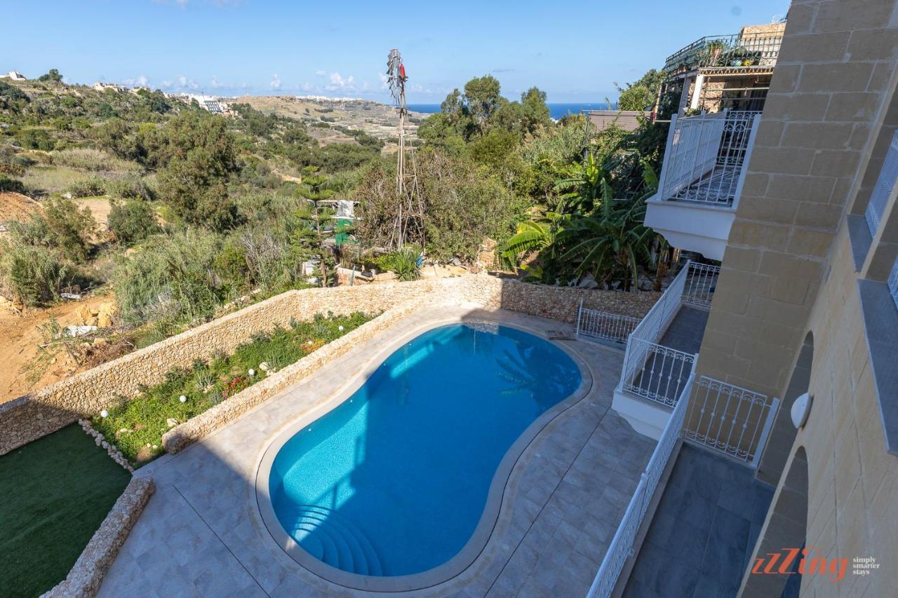 Gozo - Apartment With Stunning Views & Shared Pool Шаара Екстер'єр фото