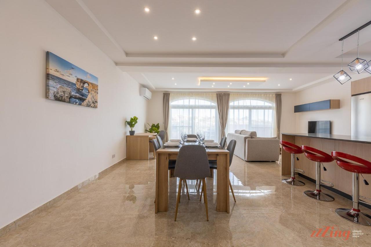 Gozo - Apartment With Stunning Views & Shared Pool Шаара Екстер'єр фото